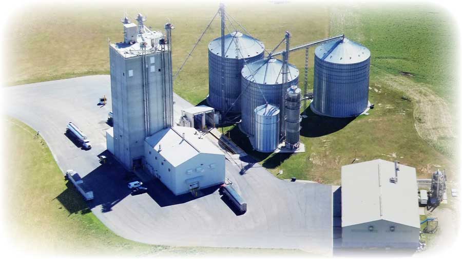 Our mill in Howard City makes a large part of our livestock feed.