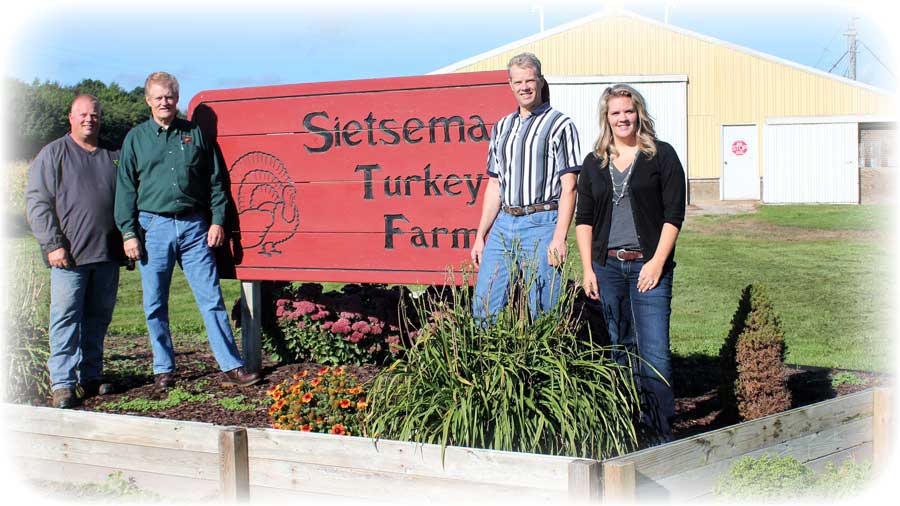 Some of the Sietsema family members that work for the many different businesses.